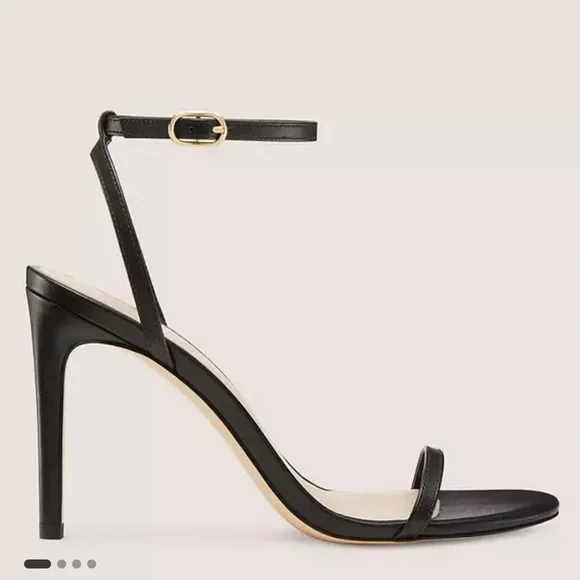 サンダル・ミュール Stuart Weitzman SANDAL (SJ995 BLK) Stuart Weitzman Heeled Sandals Nudist II | Women's Shoes
